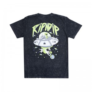 Ripndip Abduction Shirts Black Wash | CA AP2296