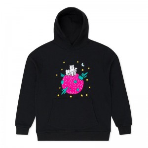 Ripndip Buddies In Space Hoodie Black | CA NB2535