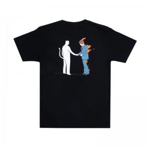 Ripndip Burn Shirts Black | CA EX2323