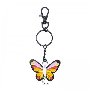 Ripndip Butterfly Nerm Metal Keychain Accessories | CA UT2916