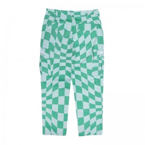 Ripndip Checked Cargo Pants Olive / Deep Green | CA UT2397