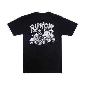 Ripndip Dark Twisted Fantasy Shirts Black | CA CE2255