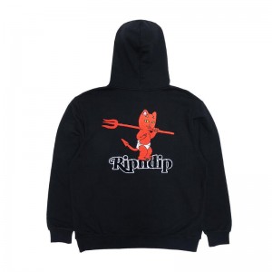 Ripndip Devil Baby Hoodie Black | CA WY2584