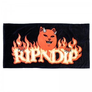 Ripndip Devils Work Beach Towel Accessories | CA QZ2824