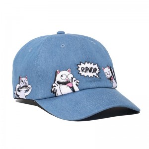 Ripndip Frustration Denim Dad Hats Wash | CA GL2066