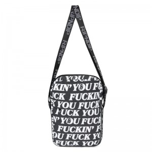 Ripndip Fuckin Fuck Crossbody Bags Black | CA DN2999