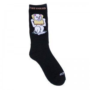 Ripndip Gluten Free Socks Black | CA AP2672