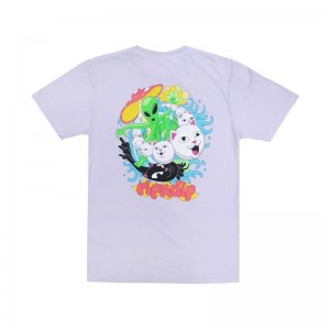 Ripndip Good Life Shirts Lavender | CA IS2267