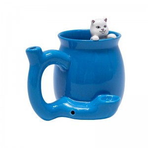 Ripndip Got Greens Ceramic Coffee Mug Pipe Accessories Blue | CA TV2794