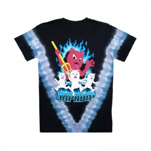 Ripndip Hades Shirts Blue / Black | CA MA2352