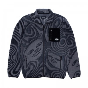 Ripndip Hypnotic Polar Fleece Jackets Black | CA WY2506