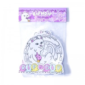 Ripndip Ice Cream Sticker Pack Accessories Multicolor | CA BC2943