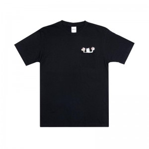 Ripndip Lets Get This Bread Pocket Shirts Black | CA LH2304