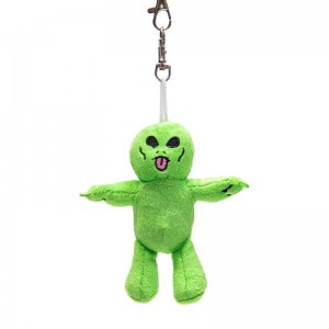 Ripndip Lord Alien Plush Keychain Accessories Green | CA FM2953