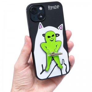 Ripndip Lord Alien Ring Phone Holder Accessories Green | CA MA2799