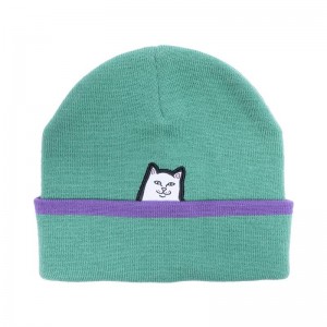 Ripndip Lord Nermal Beanie Olive | CA MA2103