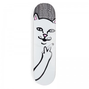 Ripndip Lord Nermal Drug From God Skateboard White | CA DN2697