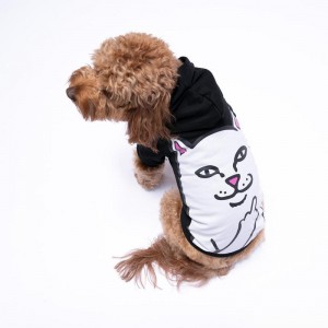 Ripndip Lord Nermal Pet Hoodie Accessories Black | CA VD2802