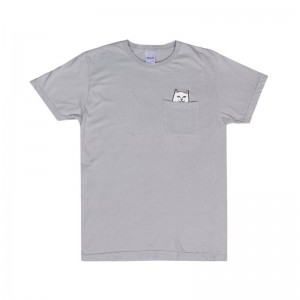 Ripndip Lord Nermal Pocket Shirts Grey | CA EX2375