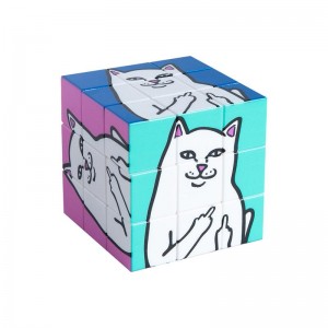 Ripndip Lord Nermal Rubik's Cube Accessories Multicolor | CA WY2939