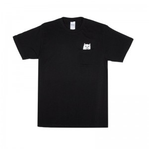 Ripndip Lord Nermal S/S Pocket Shirts Black | CA WY2287