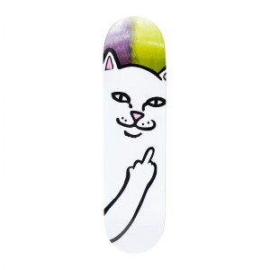 Ripndip Lord Nermal Skateboard Light Green / Purple | CA UT2703