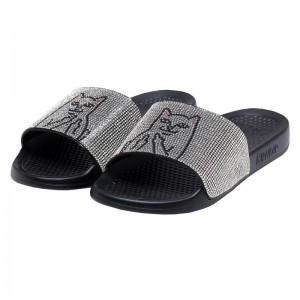 Ripndip Lord Nermal Slides Black | CA WY2027