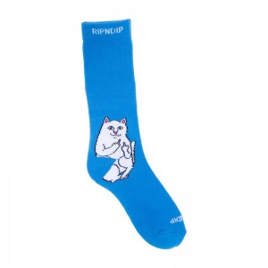 Ripndip Lord Nermal Socks Deep Blue | CA LH2664