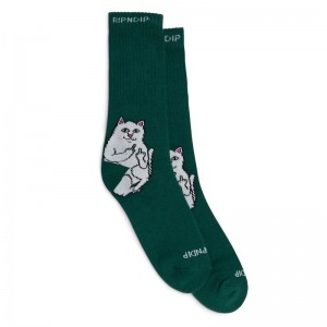 Ripndip Lord Nermal Socks Green | CA AP2646