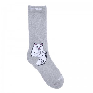 Ripndip Lord Nermal Socks Grey | CA WY2681