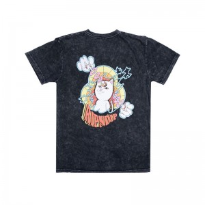 Ripndip Mind Control Shirts Black Wash | CA NB2310