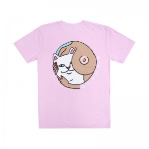 Ripndip Must Be Nice Boobies Shirts Pink | CA YU2291