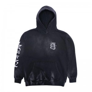 Ripndip Mystic Jerm Hoodie Black Wash | CA ZG2540