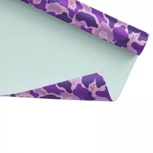 Ripndip Nermal Camo Wrapping Paper Accessories Purple Camo | CA HK2978