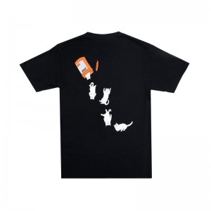 Ripndip Nermal Pills Shirts Black | CA MA2326