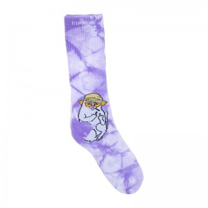 Ripndip Nermal S Thompson Socks Lavender Wash | CA JJ2666