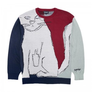 Ripndip Nermhol Knit Sweaters Multicolor | CA GL2144