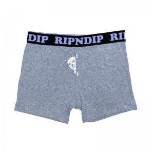 Ripndip Peek A Nermal Boxer Grey | CA SO2627