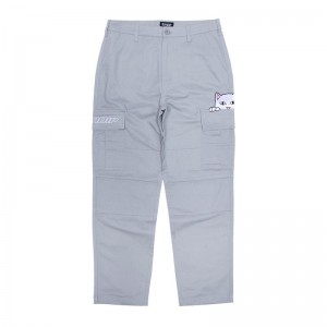 Ripndip Peeking Nermal Cargo Pants Grey | CA OR2395