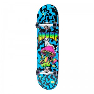 Ripndip Psychedelic Complete Skateboard Blue | CA FM2696