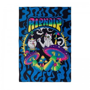 Ripndip Psychedelic Garden Fleece Blanket Accessories Multicolor | CA HK2764