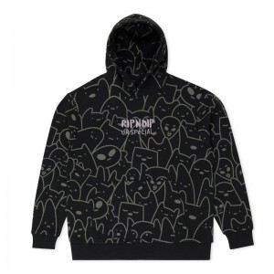 Ripndip Ripndip X Ur Special Hoodie Black | CA BC2536