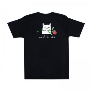 Ripndip Romantic Nerm Shirts Black | CA ZG2332