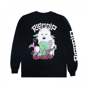 Ripndip Runaway Long Sleeve Black | CA BC2432