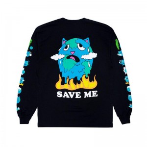 Ripndip Save the World Long Sleeve Black | CA VD2459