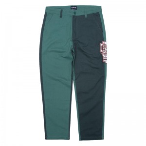 Ripndip Sensai Cotton Twill Embroidered Pants Turquoise | CA FM2416