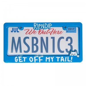 Ripndip Tailgater License Plate Frame Accessories Blue | CA FM2909