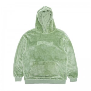 Ripndip Waves Sherpa Hoodie Green | CA XF2539