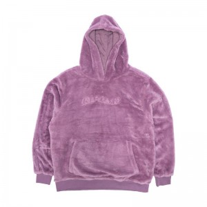 Ripndip Waves Sherpa Hoodie Purple | CA CE2538