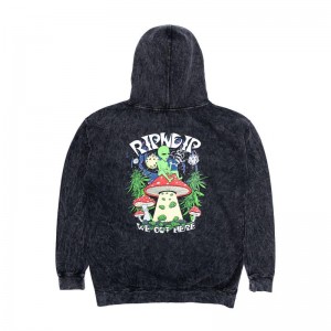 Ripndip We Out Here Smoking Hoodie Black Wash | CA AP2575